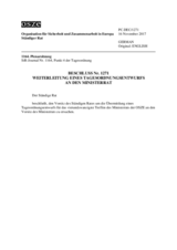 Beschluss Nr. 1271 des Ständigen Rates