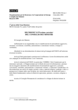 Ministerial Council Decision No. 5 (it)