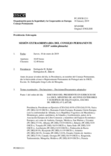 Diario de la 1211ª Sesión extraordinaria del Consejo Permanente
