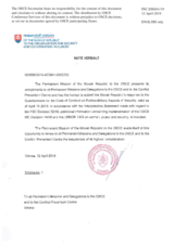 Response by the Delegation of Slovakia to the Questionnaire on the Code of Conduct on Politico-Military Aspects of Security