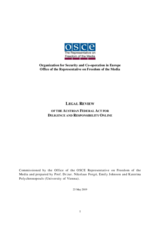 Legal Review of the Austrian draft Law on Diligence and Responsibility Online Legal Review of the Austrian draft Law on Diligence and Responsibility Online
