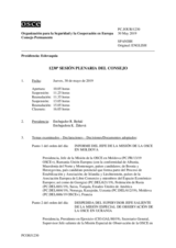 Diario de la 1230ª Sesión plenaria del Consejo Permanente 