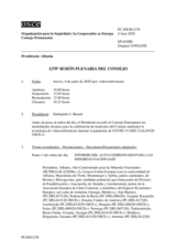 Diario de la 1270ª Sesión plenaria del Consejo Permanente 