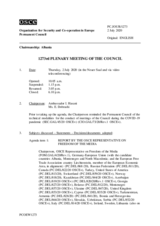 Journal of the 1273rd Plenary Meeting of the Permanent Council