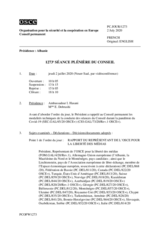 Journal de la 1273ème séance plénière du Conseil