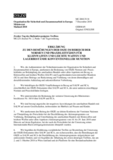 Document Nr. 5, Declaration on OSCE Efforts in the Field of Norms and Best Practices on Small Arms and Light Weapons and Stockpiles of Conventional Ammunition