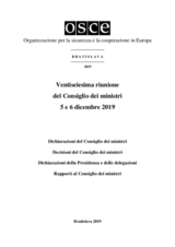 Final Document of the Twenty-Sixth Meeting of the Ministerial Council, Bratislava, 5-6 December 2019 