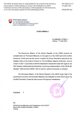 Response by the Delegation of Slovakia to the Questionnaire on the Code of Conduct on Politico-Military Aspects of Security