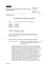 Diario de la 1313ª Sesión plenaria del Consejo Permanente