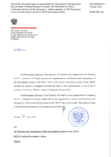 Response by the Delegation of Poland to the Questionnaire on the Code of Conduct on Politico-Military Aspects of Security