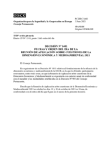 Decisión Nº 1403 del Consejo Permanente
