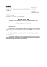 Beschluss Nr. 1404 des Ständigen Rates