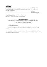 Decisione N.1411 del Consiglio permanente