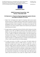 Statement by the Slovenian EU Presidency on Russia’s ongoing aggression against Ukraine and illegal occupation of Crimea