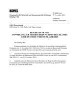 Beschluss Nr. 1421 des Ständigen Rates