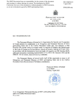 Response by the Delegation of Iceland to the Questionnaire on the Code of Conduct on Politico-Military Aspects of Security