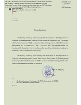 Response by the Delegation of Germany to the Questionnaire on the Code of Conduct on Politico-Military Aspects of Security