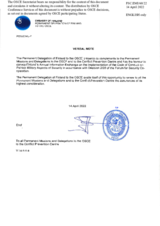 Response by the Delegation of Finland to the Questionnaire on the Code of Conduct on Politico-Military Aspects of Security