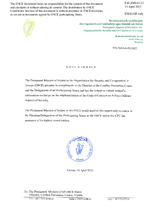 Response by the Delegation of Ireland to the Questionnaire on the Code of Conduct on Politico-Military Aspects of Security