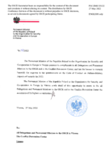 Response by the Delegation of Poland to the Questionnaire on the Code of Conduct on Politico-Military Aspects of Security
