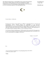 Response by the Delegation of Türkiye to the Questionnaire on the Code of Conduct on Politico-Military Aspects of Security