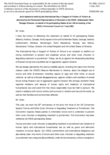 Statement by the Delegation of Denmark, also on behalf of several delegations, on the International Day in Support of Victims of Torture, observed on 26 June 2022