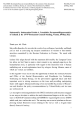 Statement by the Delegation of Iceland on the Russian Federation’s ongoing aggression against Ukraine