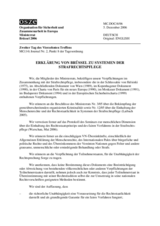 Brussels Declaration on Criminal Justice Systems (de)