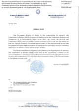 Response by the Delegation of Greece to the Questionnaire on the Code of Conduct on Politico-Military Aspects of Security