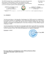 Response by the Delegation of Azerbaijan to the Questionnaire on the Code of Conduct on Politico-Military Aspects of Security