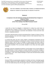 Statement by the Delegation of Armenia on the International Day in Support of Victims of Torture, observed on 26 June 2023