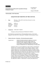 Journal of the 1422nd Plenary Meeting of the Permanent Council