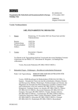 Journal der 1452. Plenarsitzung des Ständigen Rates 