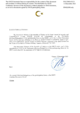 Response by the Delegation of Türkiye to the Questionnaire on the Code of Conduct on Politico-Military Aspects of Security