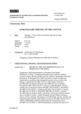 Journal of the 1478th Plenary Meeting of the Permanent Council