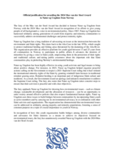 Official justification for awarding the 2024 Max van der Stoel Award