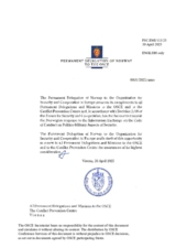 Response by the Delegation of Norway to the Questionnaire on the Code of Conduct on Politico-Military Aspects of Security