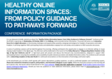 Information Package, "Healthy Online Information Spaces: From Policy Guidance to Pathways Forward” Conference, 22 October 2025