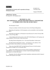 Permanent Council Decision No. 1512