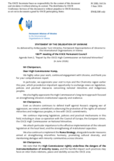 Statement by Ukraine