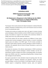 EU Statement