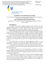 Statement by Ukraine
