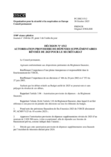 Permanent Council Decision No. 1512