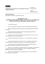 Permanent Council Decision No. 1512
