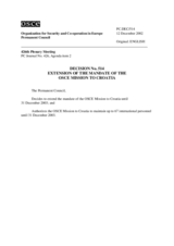 Permanent Council Decision No. 514