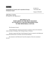 Permanent Council Decision No. 511