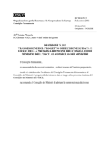 Permanent Council Decision No. 512 (it)