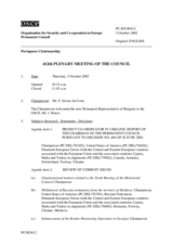 Journal of the 412th Plenary Meeting of the Permanent Council