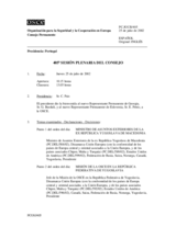 Journal of the 405th Plenary Meeting of the Permanent Council (es)