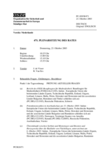 Journal of the 471st Plenary Meeting of the Permanent Council (de)